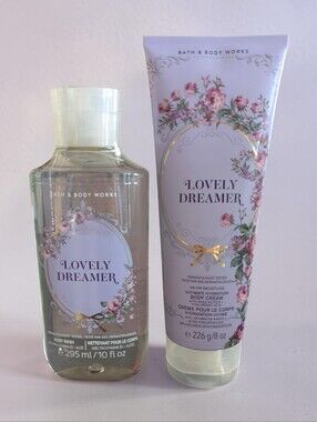 NEW Bath and Body Works Body Wash and Body Cream - Lovely Dreamer